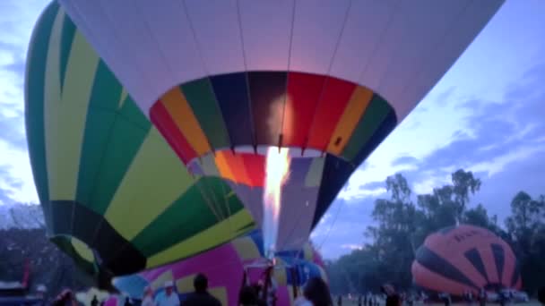 Internationales Ballonfestival — Stockvideo