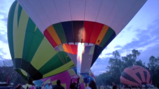 Nemzetközi ballon fesztivál — Stock videók