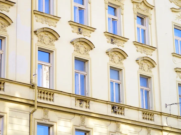 Facade of european apartment — Stock Photo, Image