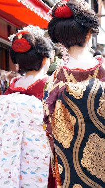 Geleneksel giysiler içinde geyşa