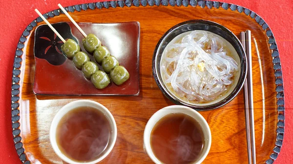 Conjunto de postres dulces tradicionales — Foto de Stock