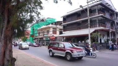 Chiang Mai yerel yaşam sokak görünümü