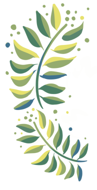 Süslü çerçeve, yeşil doğa yeşillik yaprakları çizen el çizimleri çiziyor.