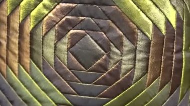 İpek desen yeşil ve parlak lüks kumaş tasarımı