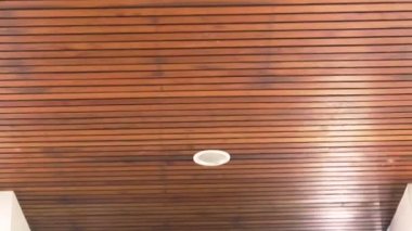 Video pf tropikal resort stil, ahşap tahta tavan downlight aydınlatma ile için