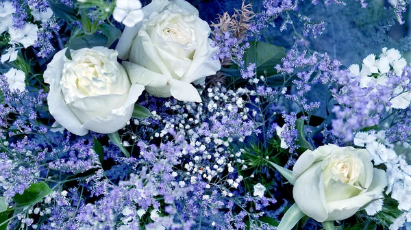 Blume Hochzeit Pastell römischen Hintergrund — Stockfoto