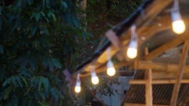 Asya tarzı asılı festival ışık satır