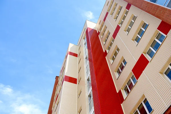 The facade of colored siding — Stock Photo, Image