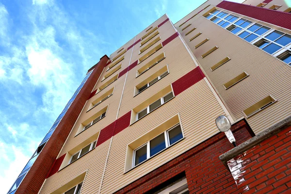 The facade of colored siding — Stock Photo, Image