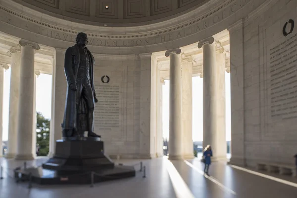 Jefferson památník za denního světla — Stock fotografie