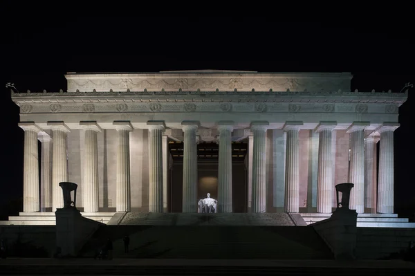 Lincoln Memorial v noci — Stock fotografie