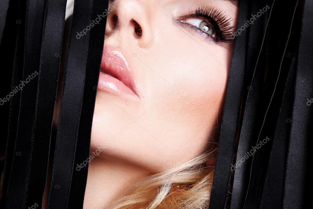 Portrait Of The Beautiful Sensual Woman With Long Blonde Your Hair