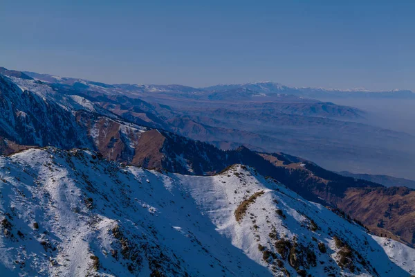 Excellente Journée Ensoleillée Dans Montagne Tian Shan Près Ville Alamty — Photo