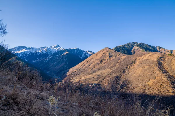 Excellente Journée Ensoleillée Dans Montagne Tian Shan Près Ville Alamty — Photo