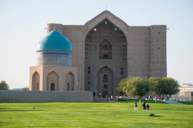 Khoja Ahmed Yasawi anıtı, UNESCO Dünya Mirası Alanı, Türkistan, Kazakistan.