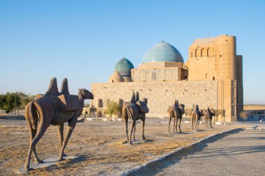 Khoja Ahmed Yasawi anıtı, UNESCO Dünya Mirası Alanı, Türkistan, Kazakistan.