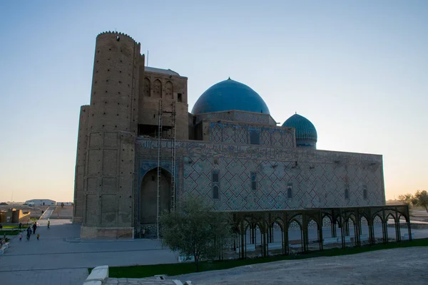 Khoja Ahmed Yasawi陵墓 教科文组织世界遗产遗址 哈萨克斯坦突厥斯坦 — 图库照片