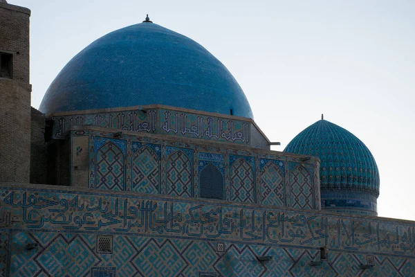 Mausoléu Khoja Ahmed Yasawi Património Mundial Unesco Turquestão Cazaquistão — Fotografia de Stock