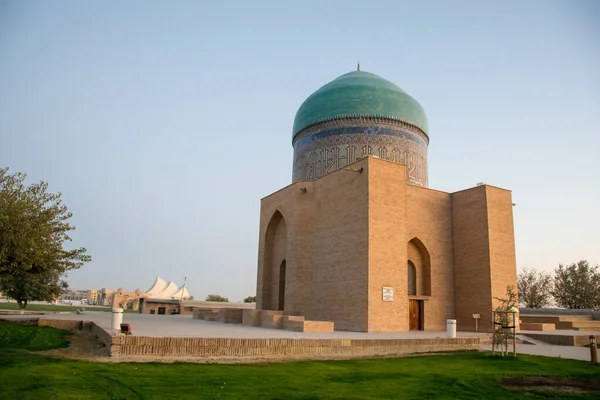 Mausoleo Khoja Ahmed Yasawi Patrimonio Mondiale Dell Unesco — Foto Stock