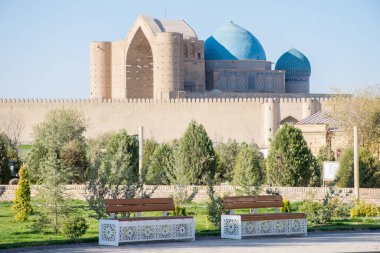 UNESCO Dünya Mirası Alanından Khoja Ahmed Yasawi anıtı