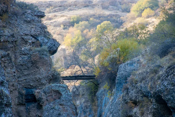 Beau Paysage Avec Des Montagnes Sur Fond — Photo