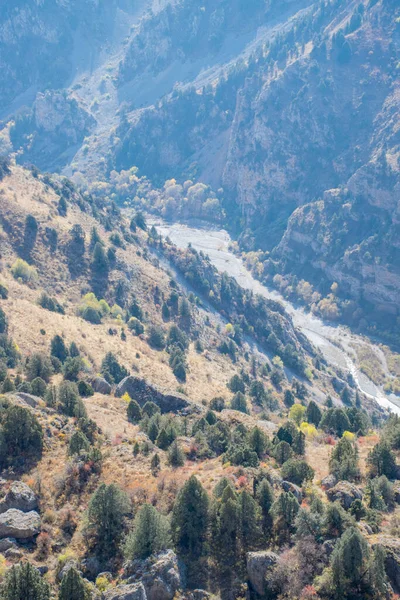 Aksu Canyon Nella Riserva Naturale Aksu Zhabagly Nella Provincia Meridionale — Foto Stock