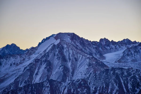 Vue Imprenable Sur Montagne Tian Shan Près Ville Alamty Kazakhstan — Photo