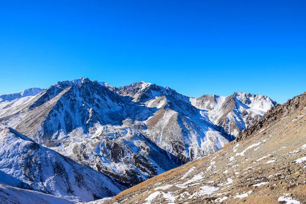 Amazing good sunny morning in Tian-Shan mountain near Alamty city in Kazakhstan. Best place for climbing, hiking and trekking in Central Asia.