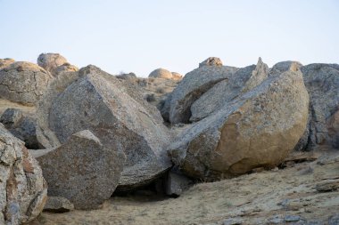 Güzel dağ manzarası, seyahat konsepti