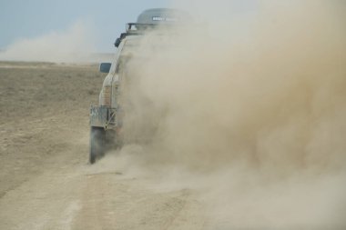 Aktau bölgesi, Kazakistan - Eylül 2020: Bosjira dağ kanyonu, plato Ustyurt.