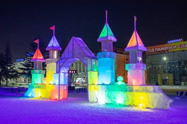 Şehir ışıklarının gece görüşü 