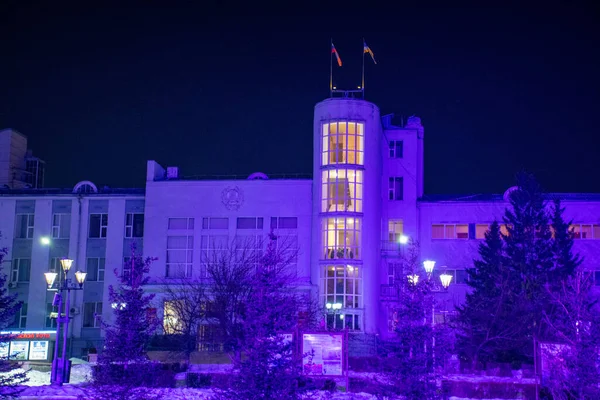 Night View City Lighting — Fotografia de Stock