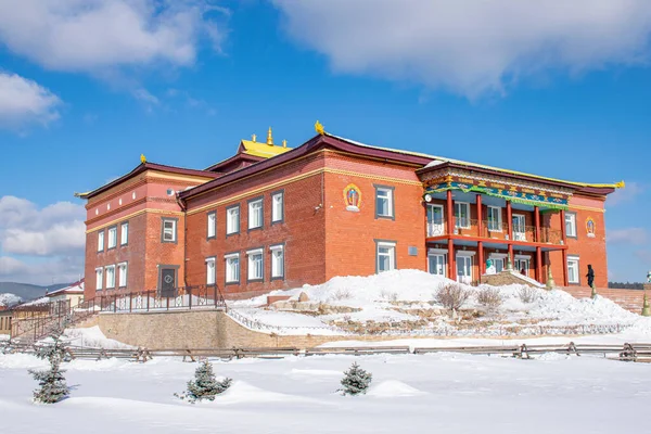 乌尔德 俄罗斯 2020年2月 布里亚提亚共和国乌兰 乌得市Datsan Rinpoche Bagsha — 图库照片