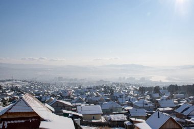 Gündüzleri şehrin havadan görüntüsü