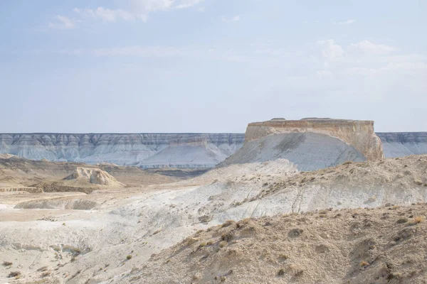 Felsen Und Schluchten Der Bosjira Gebirgsschlucht Hochebene Ustyurt Kasachstan Wüste — Stockfoto
