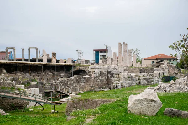 Las Ruinas Antigua Esmirna Ciudad Izmir Turquía — Foto de Stock