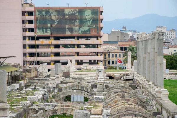 Ruínas Antiga Smirna Cidade Izmir Turquia — Fotografia de Stock