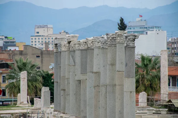 Ruínas Antiga Smirna Cidade Izmir Turquia — Fotografia de Stock