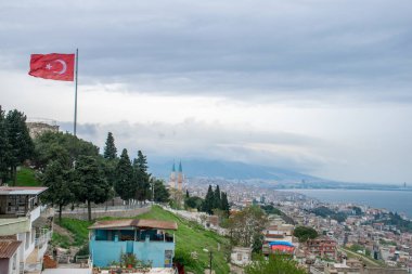 Gündüz şehir manzarası, seyahat konsepti