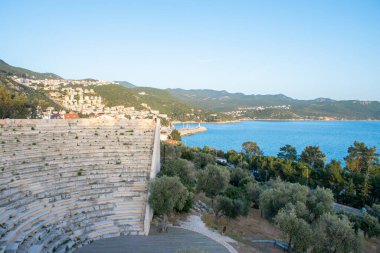 Türkiye 'nin Seluk kentindeki antik Efes kasabasının kalıntıları.