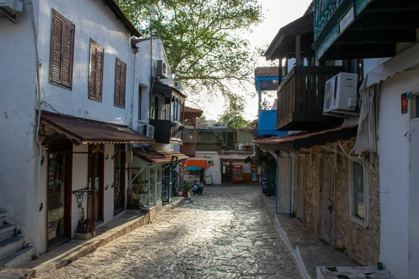 Zmir Sokaklarında Yürüyorum Deniz Kenarında — Stok fotoğraf