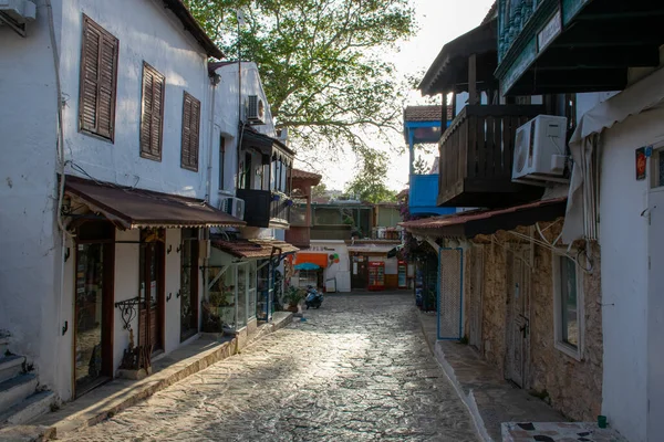 Caminando Por Las Calles Ciudad Izmir Cerca Del Mar — Foto de Stock