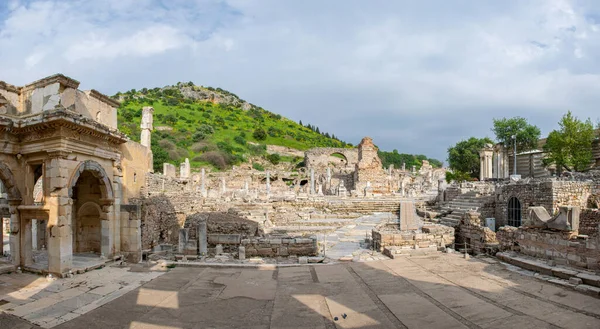 Ruinen Der Antiken Stadt Ephesos Seluk Türkei — Stockfoto