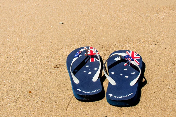 Austrálie Den Cestovní Destinace Pozadí Vlastenecké Aussie Tanga Představovat Australskou — Stock fotografie