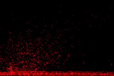 Cadılar Bayramı arkaplan ve kırmızı bokeh siyah arka plan üzerine