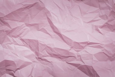 Pembe buruşuk kağıt arka plan, web tasarım ekran koruyucuları için doku. Çeşitli amaçlar için şablon veya ambalaj oluşturma.