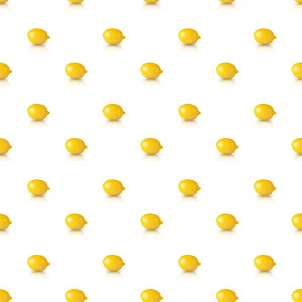Trendy Sluneční Světlo Letní Vzor Žlutého Citronu Bílém Pozadí Minimální — Stock fotografie