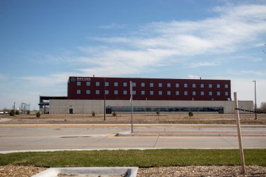 26 Nisan 2020. Grand Island Nebraska Bölgesel Tıp Merkezi inşa ediliyor. 3533 Prairieview st Grand Island Ne 68801. Yüksek kalite fotoğraf