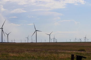 ONeill, Nebraska, ABD 22 Temmuz 2019 Nebraska 'daki Rüzgar Çiftliği.