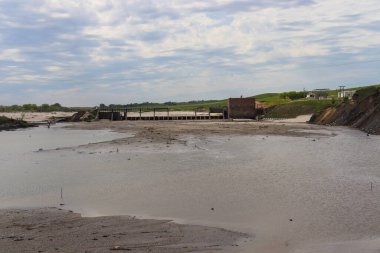 Spencer Dam Nebraska, 26 Mayıs 2019 Baraj yıkıldıktan sonra Boyd County ve Holt County Spencer Nebraska yakınlarında 281 karayolu ile 